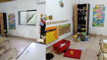 FOTOS. Destrozos en una fundación de Quimilí que asiste a familias vulnerables