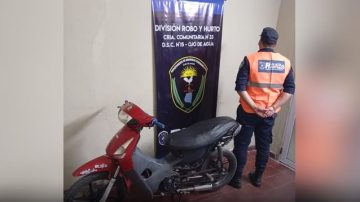 Retienen una moto que estaba adulterada y era conducida por un menor