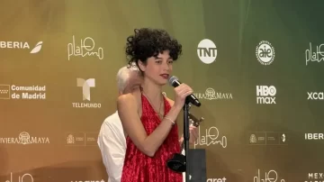 Camila Plaate apuntó contra los vendepatrias tras ganar un premio Iberoamericano por “Belén”