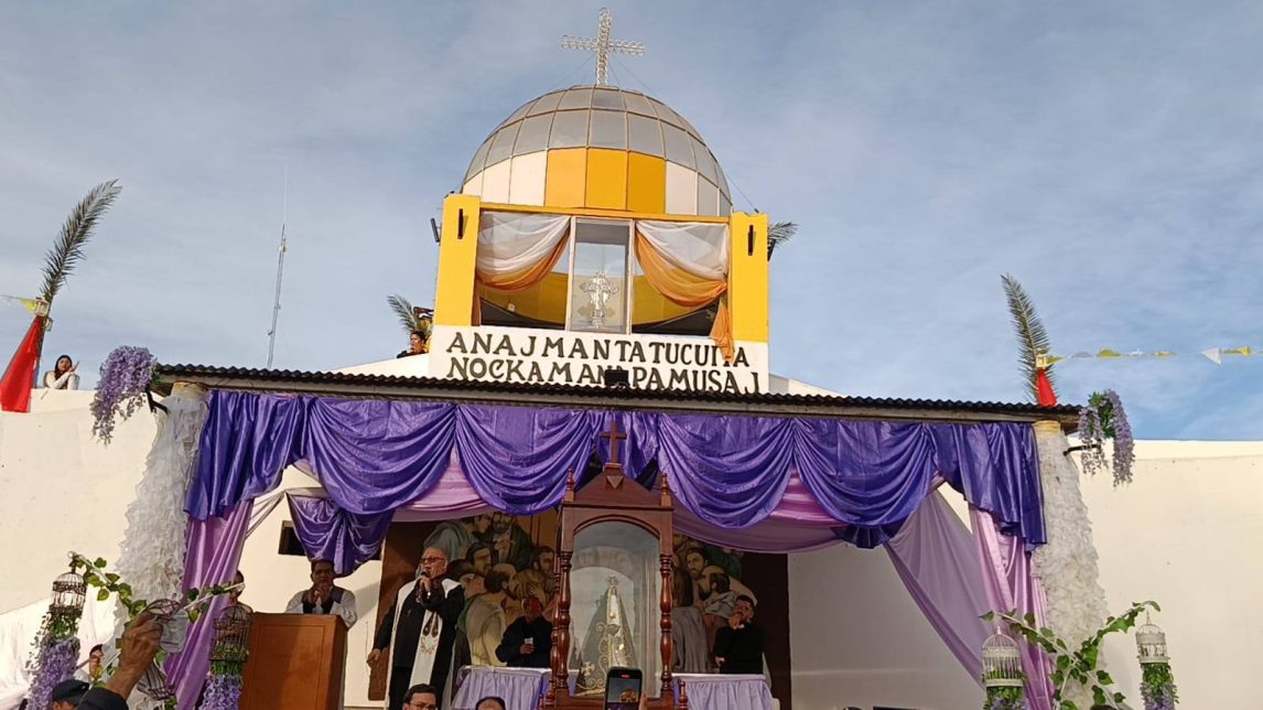 FOTOS. Miles de fieles recibieron a la Virgen de Huachana en Villa Mailín