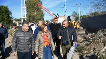 Norma Fuentes anunció un nuevo espacio de recreación y más iluminación en las calles para los vecinos del barrio Parque