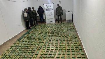 Interceptan a un camión que transportaba más de 150 kilos de hojas de coca en estado natural