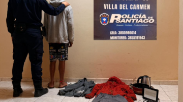 Cometió un robo, quedó filmado y la policía lo detuvo tras allanar su vivienda