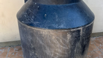 Fue demorado por robarle un tanque de agua a su tía y esconderlo en la vivienda que está construyendo