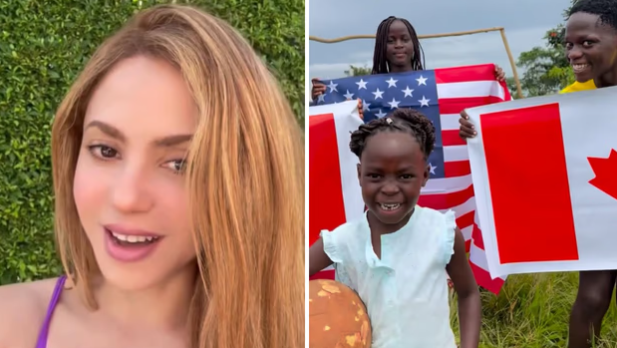 Shakira invitó a un grupo de niños ugandeses como bailarines del show de medio tiempo del Mundial 2026