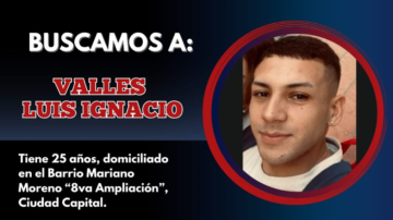 La policía busca dar con el paradero de un joven de 25 años que salió de su casa hace 3 días