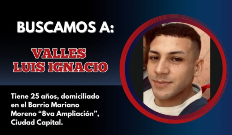 La policía busca dar con el paradero de un joven de 25 años que salió de su casa hace 3 días