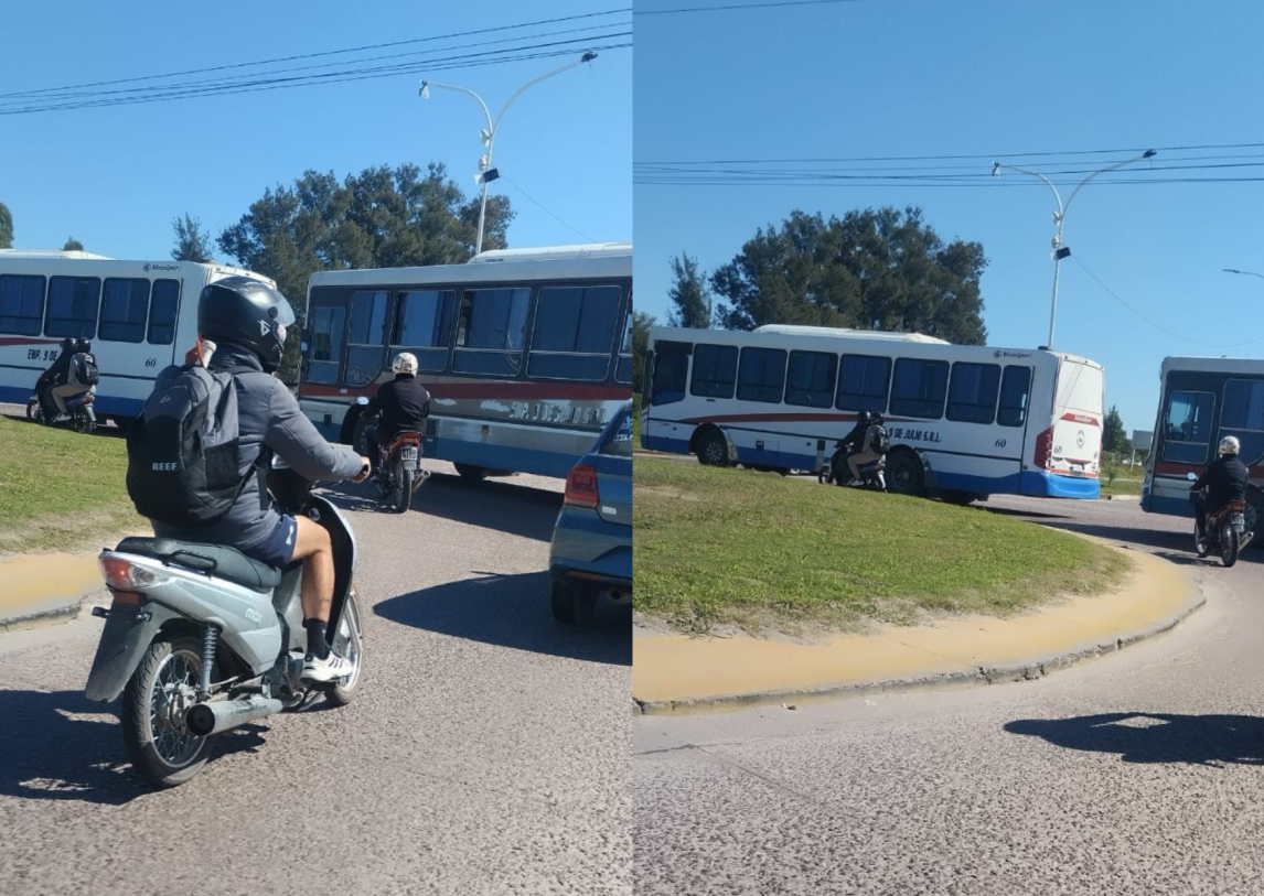 Vecinos denuncian: “Cruces a ciegas” en la rotonda de Ruta 51