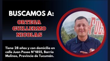 La policía busca a un joven de 28 años que falta de su hogar desde el 20 de abril