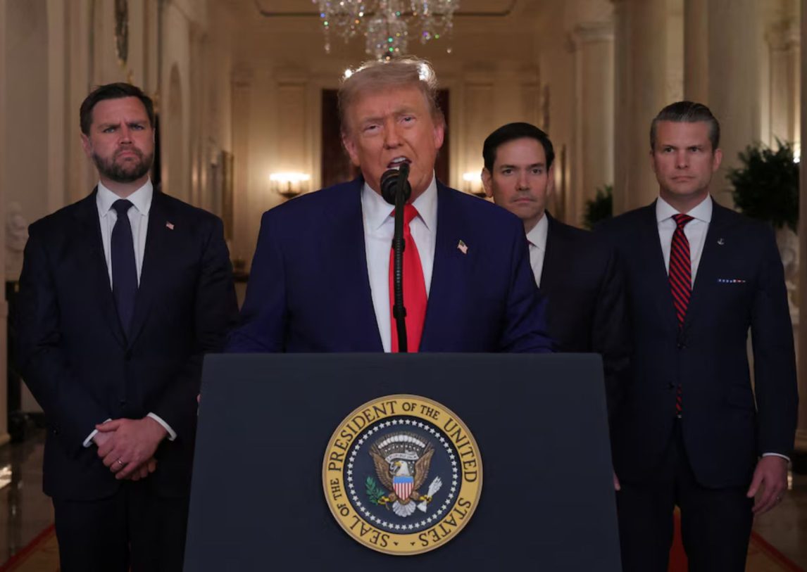 Trump declara el fin de la guerra con Irán y evita el control del Congreso