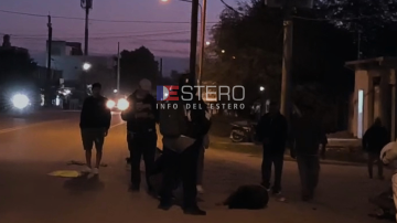 Las Termas: violento choque de motos deja una mujer inconsciente