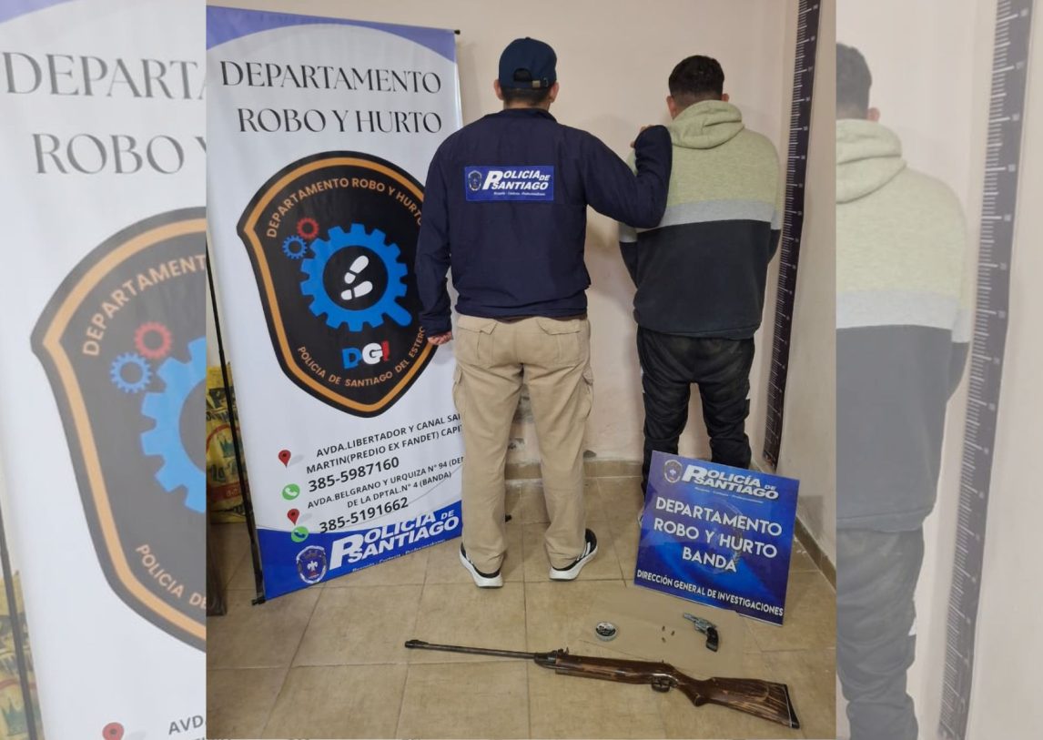 Detuvieron a un hombre que amenazaba a una vecina y exhibía armas en redes sociales
