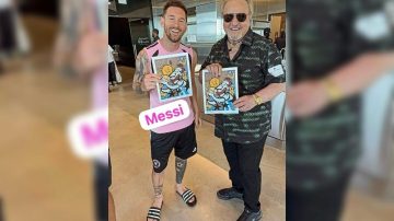 Ídolos cara a cara: Messi y Kiko compartieron un momento único