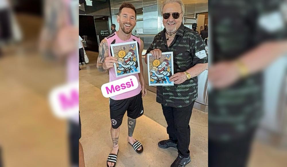 Ídolos cara a cara: Messi y Kiko compartieron un momento único