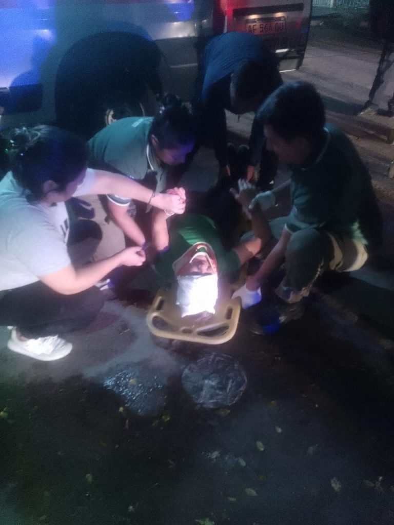 Violento arrebato en zona sur: una mujer terminó herida y hospitalizada