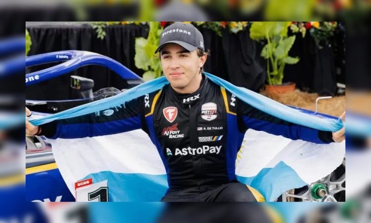 El joven piloto que eligió representar a la Argentina y busca brillar en Indianápolis