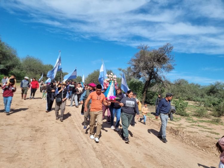 Pozo Salado celebró con gran devoción sus fiestas patronales en honor a la Virgen de Luján