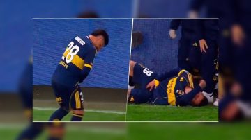 Preocupación en Boca: Adam Bareiro salió lesionado y encendió las alarmas
