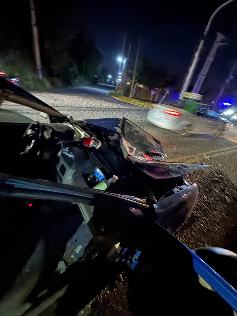 Grave accidente en la Ruta 1; un automovilista chocó contra un equino