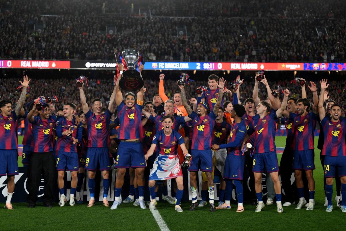 Barcelona le ganó el clásico al Real Madrid y se consagró campeón de LaLiga de España