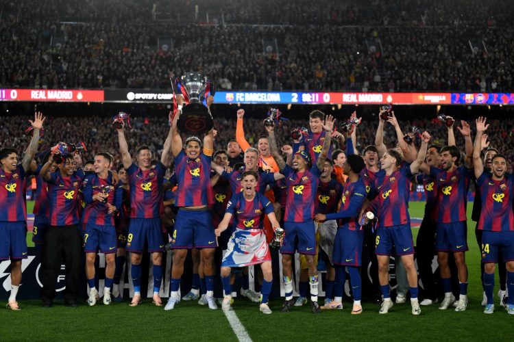 Barcelona le ganó el clásico al Real Madrid y se consagró campeón de LaLiga de España