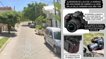 Violento asalto a una joven comunicadora en el barrio La Católica: pide ayuda para recuperar su cámara de fotos