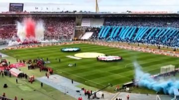 VIDEO: Impresionante recibimiento para River y Belgrano en la final del Apertura