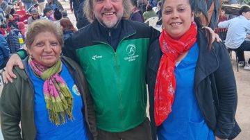 El padre Pepe impulsó una jornada con controles de salud en la parroquia Nuestra Señora de Lourdes
