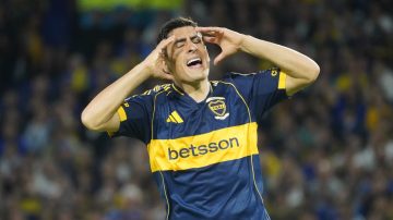 Problema para Úbeda: Merentiel se desgarró y es duda para el partido clave de Boca