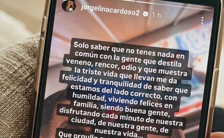 El posteo de Jorgelina Cardoso para Di María tras la eliminación de Central: “Estamos del lado correcto”