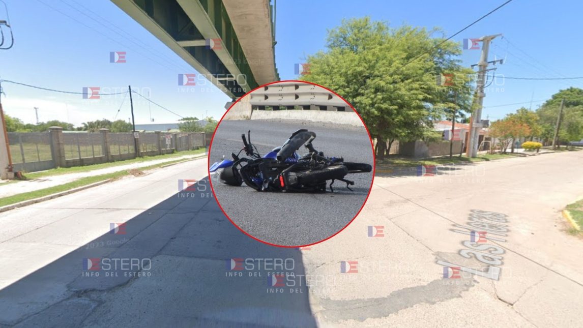 Una joven sufrió graves heridas en un accidente y fue trasladada de urgencia al CIS Banda