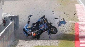 Shock en Cataluña: así fue el violento accidente de Álex Márquez