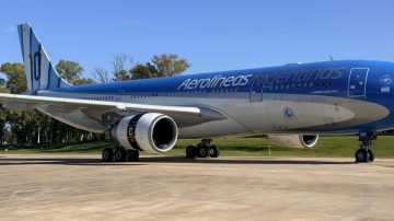 Aerolíneas presentó “El Avión Más Argentino del Mundo” de cara al Mundial 2026