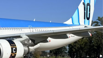 Presentaron el avión que llevará a la Selección al Mundial