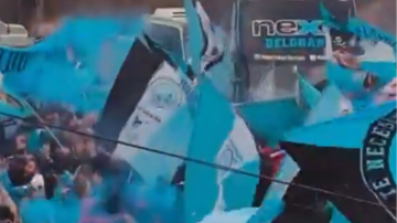 Belgrano recibió un multitudinario banderazo antes de viajar para enfrentar a Argentinos