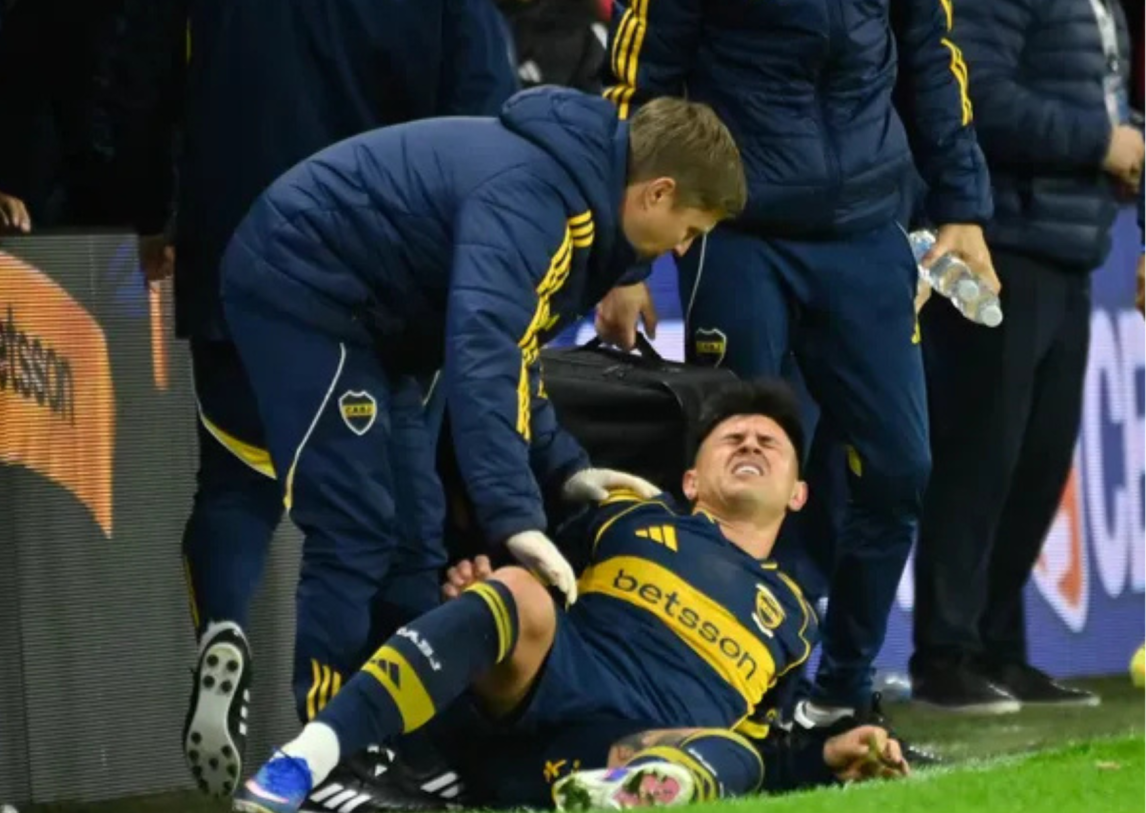 Boca confirmó la lesión de Adam Bareiro y será baja en partidos clave de la Libertadores