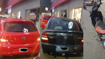 Cuatro autos y una moto protagonizaron un choque en pleno centro: una niña resultó herida