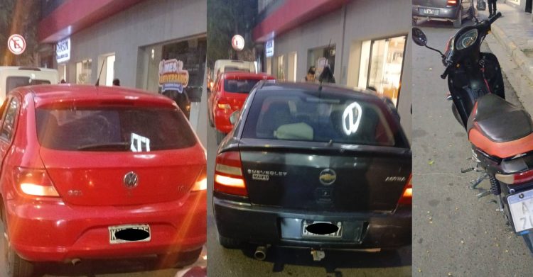 Cuatro autos y una moto protagonizaron un choque en pleno centro: una niña resultó herida