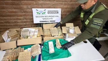 Secuestran más de 56 millones de pesos de un camión procedente de Santiago del Estero
