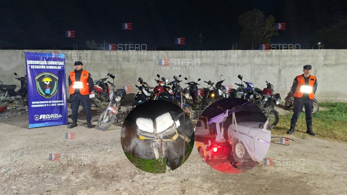 Desbaratan carreras clandestinas de caballos en El Alambrado: secuestraron motos, una camioneta y animales equinos