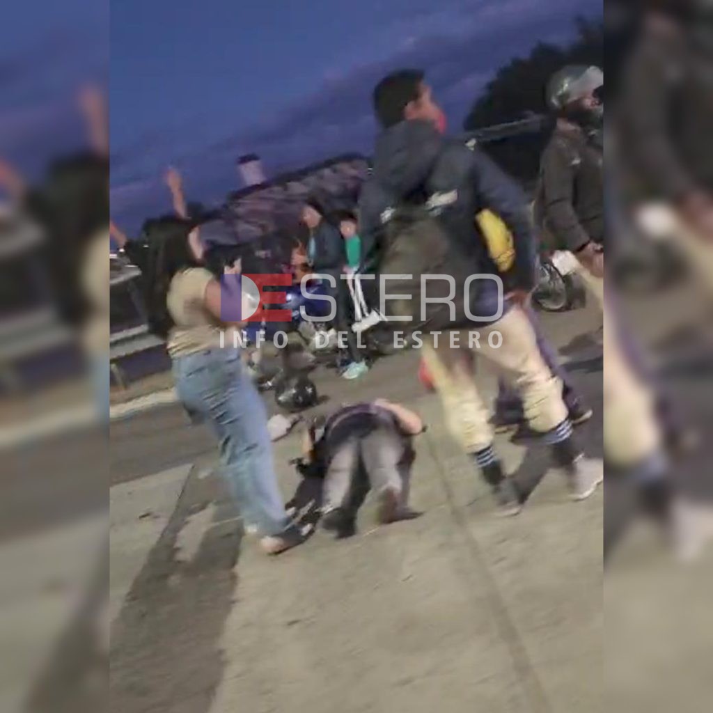 Un herido en confuso episodio en la Autopista Santiago La Banda