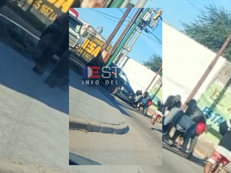 La Banda: un fuerte choque causó demoras en la intersección de Alberdi y Ruta 1