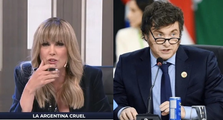 “Es el presidente canje”: Viviana Canosa arremetió contra Milei en su regreso a El Nueve