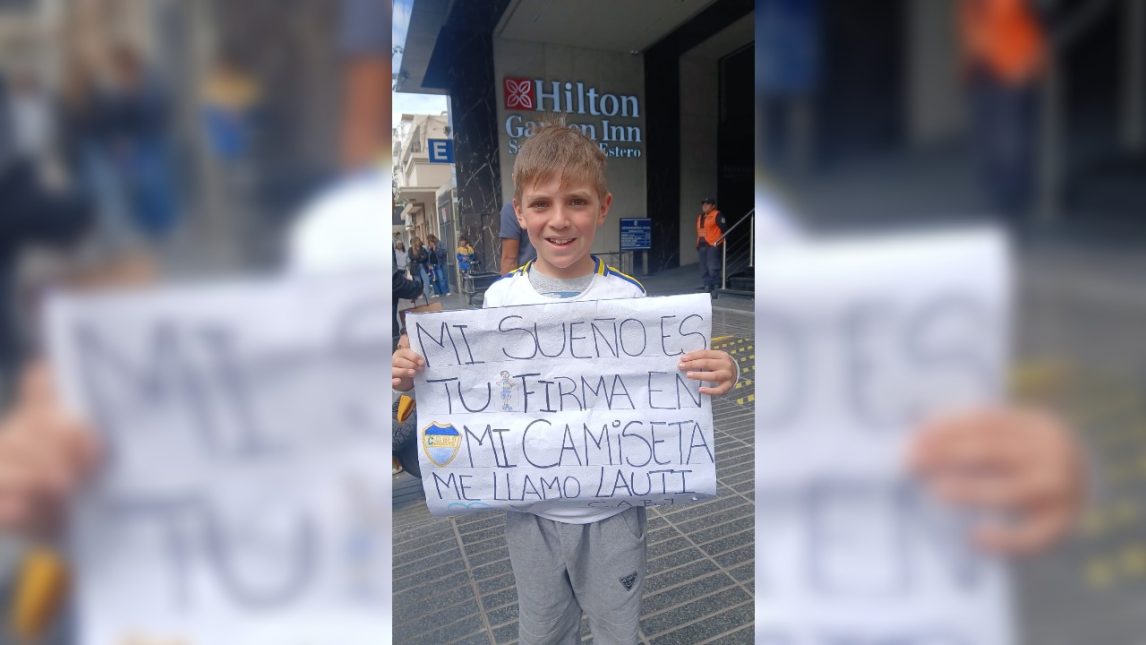 VIDEO. El pedido de un nene que quiere conocer a sus ídolos de Boca