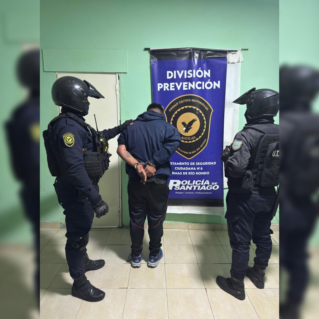 Las Termas: capturaron a “Orejudo” luego de que intentara asaltar a un menor con un arma de fuego