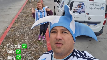 Dos termenses iniciaron una aventura en camioneta para llegar al Mundial en Estados Unidos