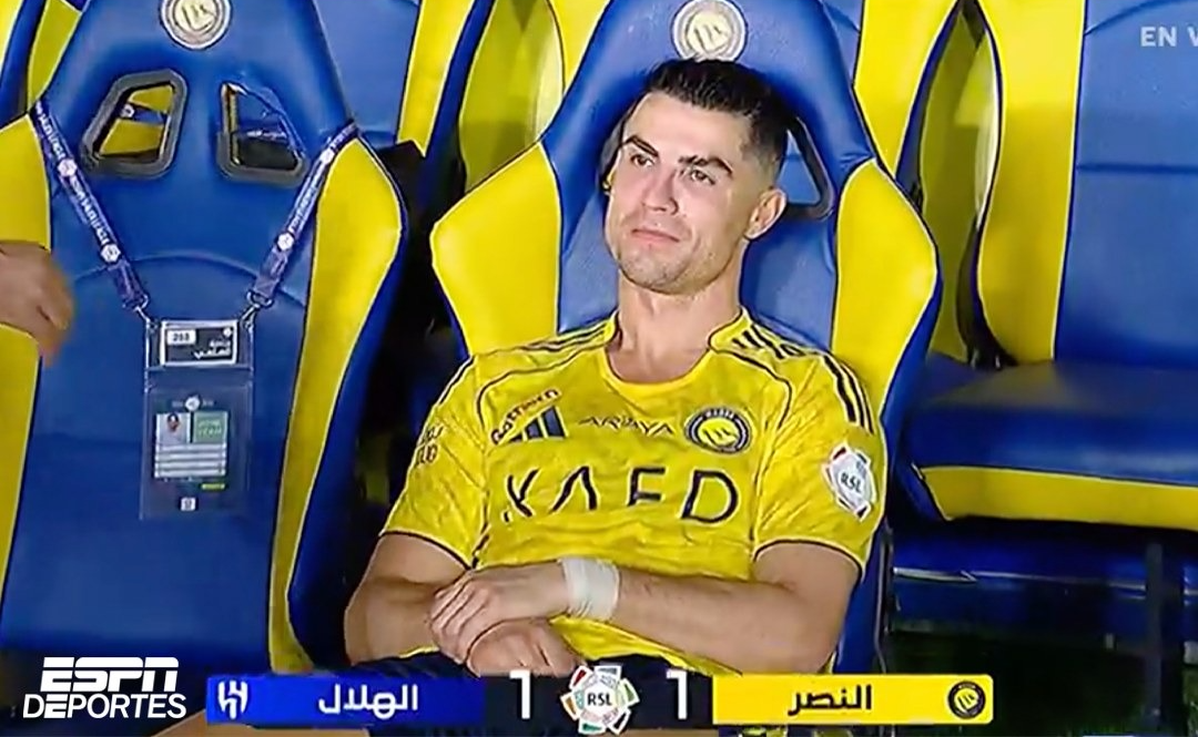 La cara de Cristiano Ronaldo: el insólito gol por el que no pudo ser campeón en Arabia
