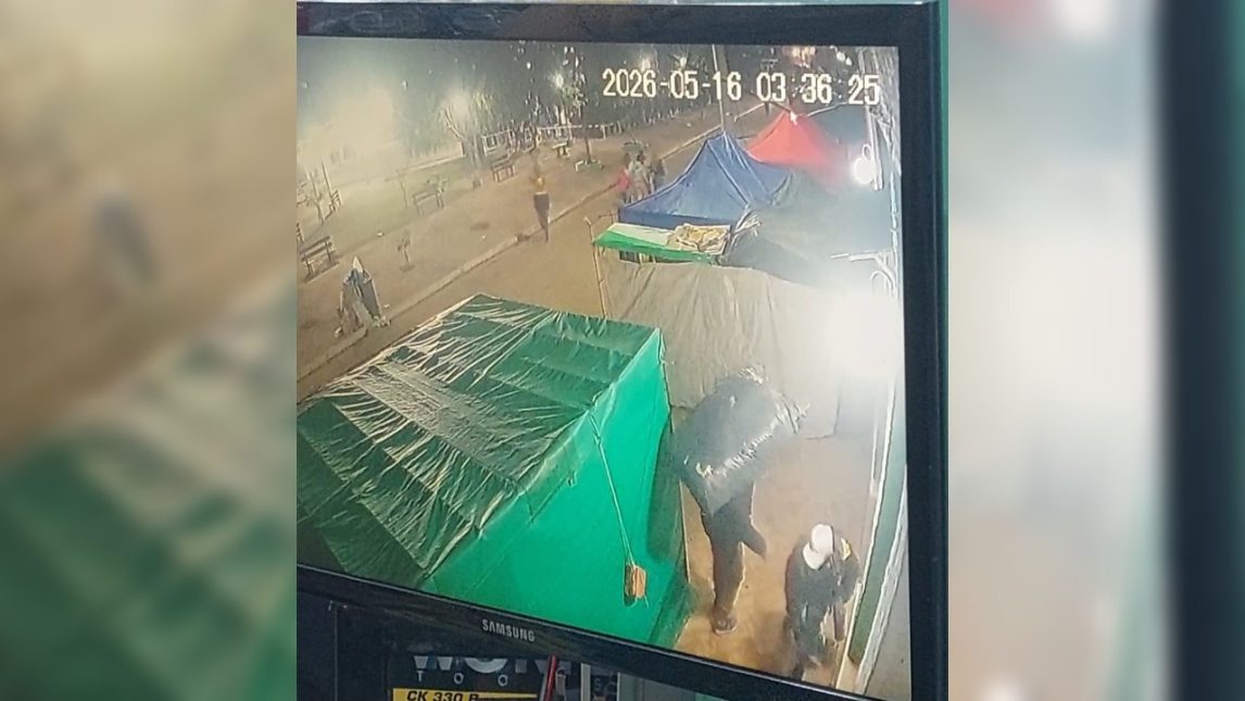 Le robaron mercadería a comerciante bonaerense que llegó a Mailín para ganarse unos pesos durante la fiesta del Señor de los Milagros