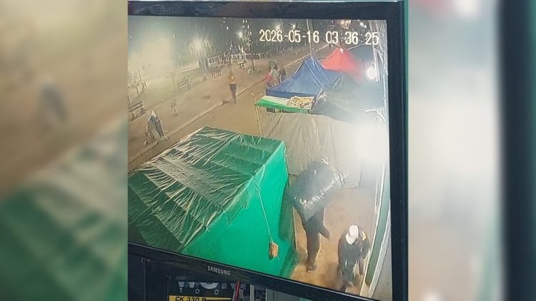 Le robaron mercadería a comerciante bonaerense que llegó a Mailín para ganarse unos pesos durante la fiesta del Señor de los Milagros