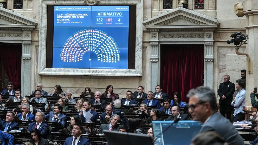 Diputados: el oficialismo logró aprobar la ley que recorta los subsidios al gas por “zona fría”